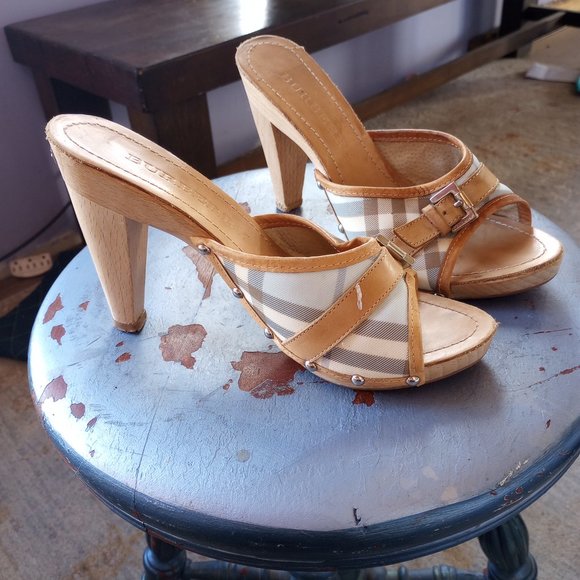 Burberry nova check mules size 39 - Picture 5 of 6